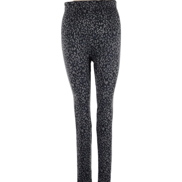 Spanx look at me now seamless leggings indigo leopard print size 2X - Picture 2 of 5